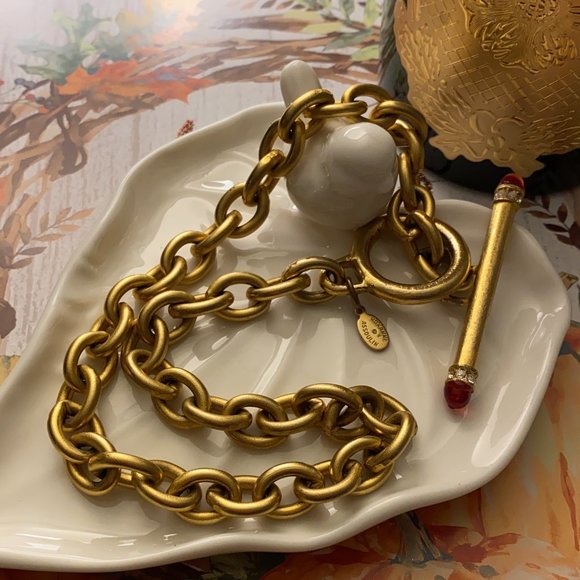 Roxanne Assoulin Jewelry - ROXANNE ASSOULIN ART GLASS & RHINESTONE CHOKER